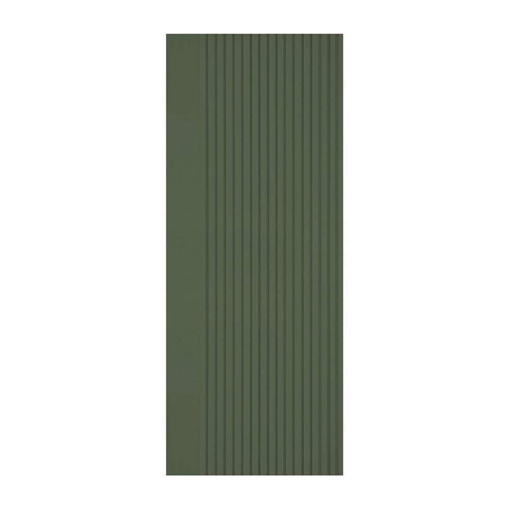 ประตูภายในโพลีสไตรีน ไม่เจาะลูกบิด LINEDEKOR VERTICAL 80x200 ซม. สีเขียวเข้ม