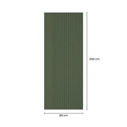 ประตูภายในโพลีสไตรีน ไม่เจาะลูกบิด LINEDEKOR VERTICAL 80x200 ซม. สีเขียวเข้ม_4