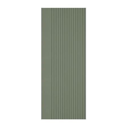 ประตูภายในโพลีสไตรีน ไม่เจาะลูกบิด LINEDEKOR VERTICAL 90x200 ซม. สีเขียวอ่อนอมเทา_0