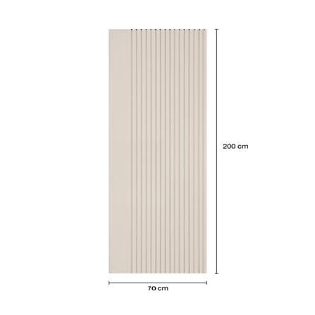 ประตูภายในโพลีสไตรีน ไม่เจาะลูกบิด LINEDEKOR VERTICAL 70x200 ซม. สีครีม_4