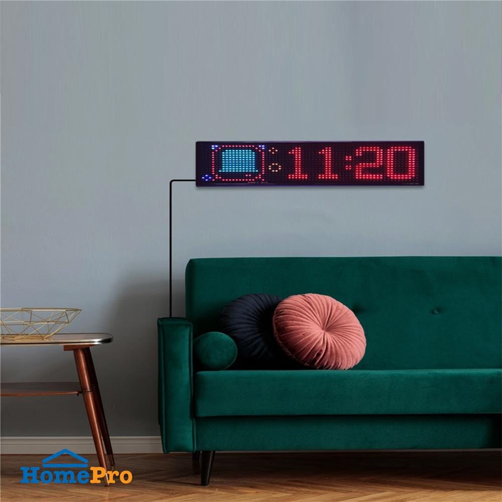 ป้ายไฟ LED HOMEPRO SMART PIXEL MATRIX 20x64 พิกเซล 10 วัตต์ RGB