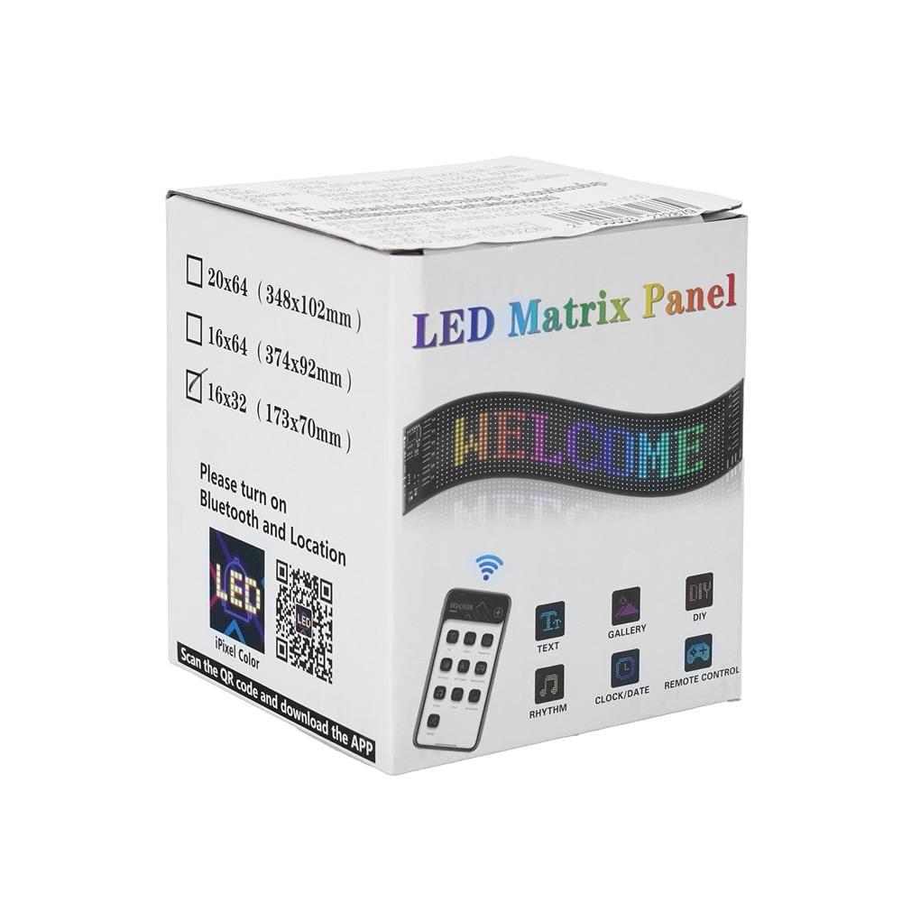 ป้ายไฟ LED HOMEPRO SMART PIXEL MATRIX 16x32 พิกเซล 10 วัตต์ RGB