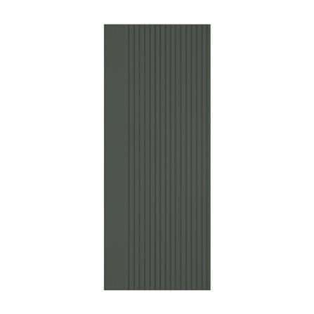 ประตูภายในโพลีสไตรีน ไม่เจาะลูกบิด LINEDEKOR VERTICAL 90x200 ซม. สีเขียวเข้มอมเทา_0