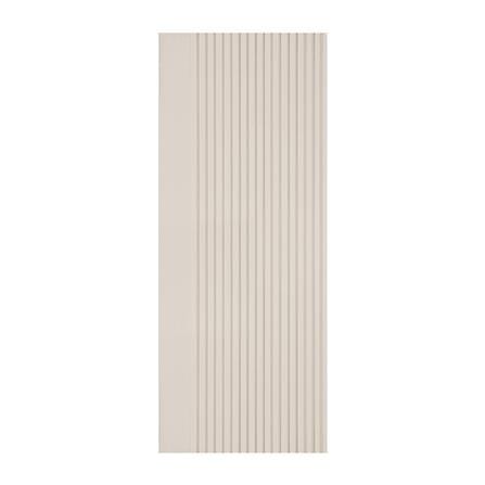 ประตูภายในโพลีสไตรีน ไม่เจาะลูกบิด LINEDEKOR VERTICAL 90x200 ซม. สีครีม_0