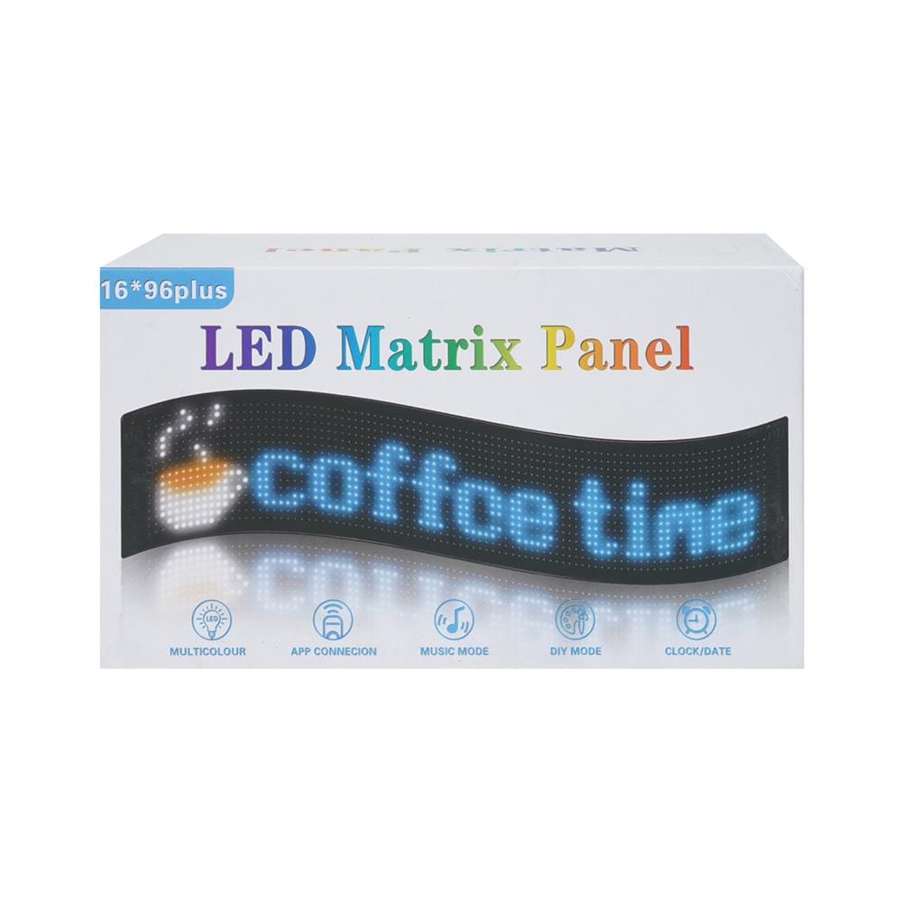 ป้ายไฟ LED HOMEPRO SMART PIXEL MATRIX 16x96 พิกเซล 10 วัตต์ RGB