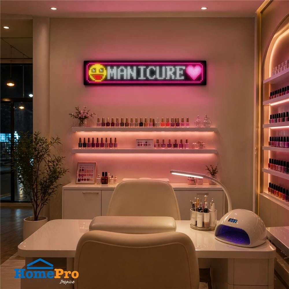 ป้ายไฟ LED HOMEPRO SMART PIXEL MATRIX 16x96 พิกเซล 10 วัตต์ RGB