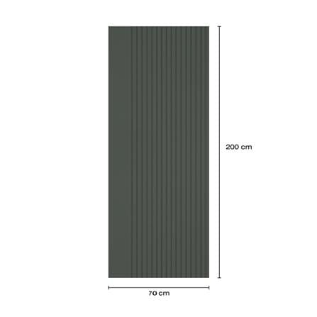ประตูภายในโพลีสไตรีน ไม่เจาะลูกบิด LINEDEKOR VERTICAL 70x200 ซม. สีเขียวเข้มอมเทา_4