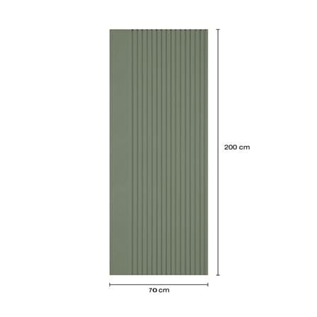 ประตูภายในโพลีสไตรีน ไม่เจาะลูกบิด LINEDEKOR VERTICAL 70x200 ซม. สีเขียวอ่อนอมเทา_4