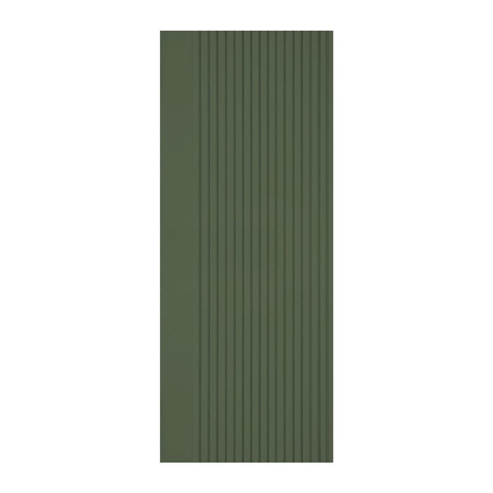 ประตูภายในโพลีสไตรีน ไม่เจาะลูกบิด LINEDEKOR VERTICAL 70x200 ซม. สีเขียวเข้ม