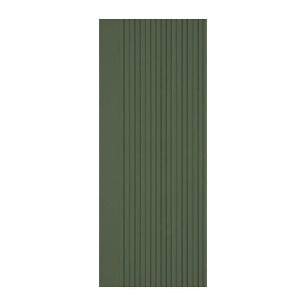 ประตูห้องน้ำโพลีสไตรีน ไม่เจาะลูกบิด LINEDEKOR VERTICAL 70x200 ซม. สีเขียวเข้ม
