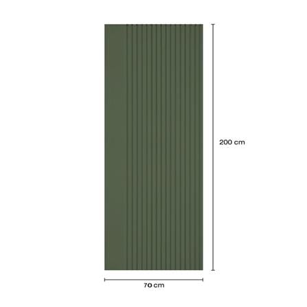 ประตูภายในโพลีสไตรีน ไม่เจาะลูกบิด LINEDEKOR VERTICAL 70x200 ซม. สีเขียวเข้ม_4