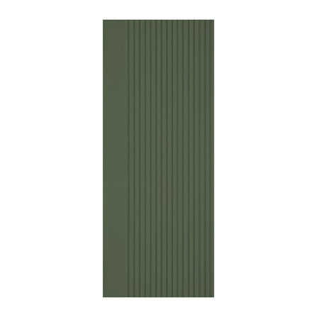 ประตูห้องน้ำโพลีสไตรีน ไม่เจาะลูกบิด LINEDEKOR VERTICAL 70x200 ซม. สีเขียวเข้ม