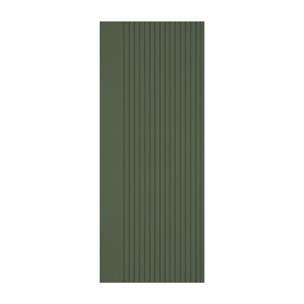 ประตูภายในโพลีสไตรีน ไม่เจาะลูกบิด LINEDEKOR VERTICAL 90x200 ซม. สีเขียวเข้ม