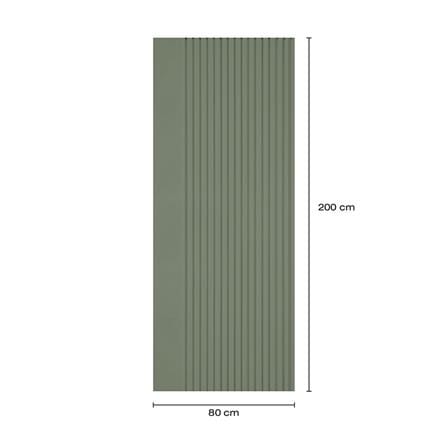 ประตูภายในโพลีสไตรีน ไม่เจาะลูกบิด LINEDEKOR VERTICAL 80x200 ซม. สีเขียวอ่อนอมเทา_4