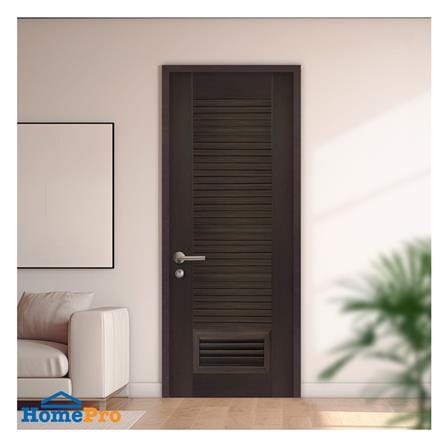 ประตูห้องน้ำโพลีสไตรีน ไม่เจาะลูกบิด LINDEKOR SIMPLE 90X200 ซม. สีโอ๊ค (เปิดด้านขวา เข้าด้านใน)_2