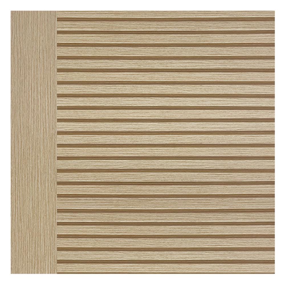 ประตูห้องน้ำโพลีสไตรีน ไม่เจาะลูกบิด LINDEKOR SIMPLE 90x200 ซม. สีบีชด้าน (เปิดด้านขวา เข้าด้านใน)