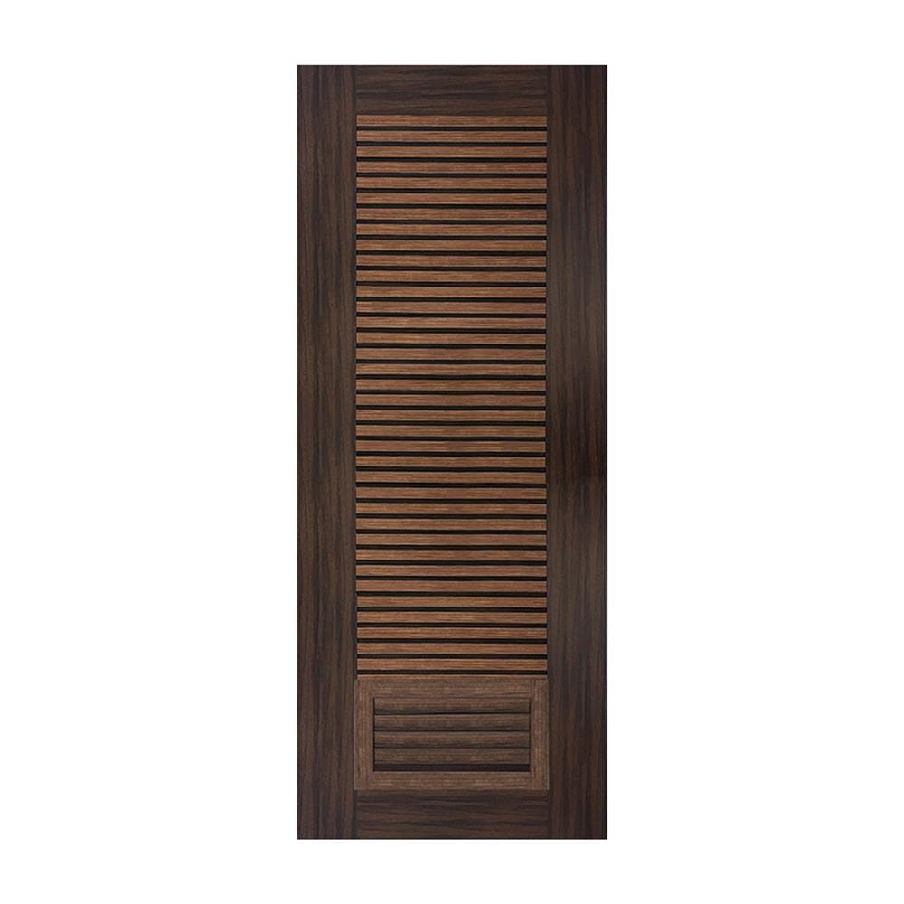 ประตูห้องน้ำโพลีสไตรีน ไม่เจาะลูกบิด LINDEKOR SIMPLE 70x200 ซม. สีโรสวู้ด (เปิดด้านขวา เข้าด้านใน)