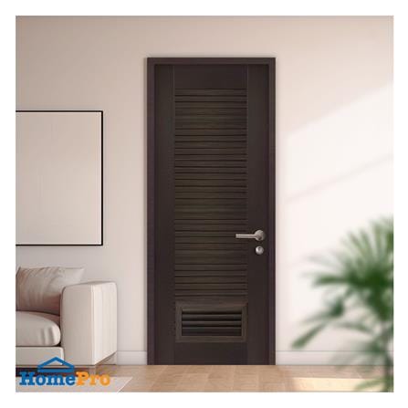 ประตูห้องน้ำโพลีสไตรีน ไม่เจาะลูกบิด LINDEKOR SIMPLE 70x200 ซม. สีโอ๊ค (เปิดด้านซ้าย เข้าด้านใน)_2