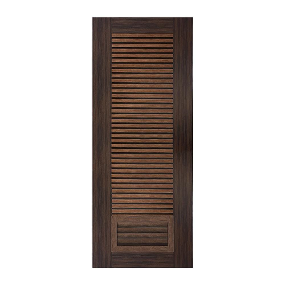 ประตูห้องน้ำโพลีสไตรีน ไม่เจาะลูกบิด LINDEKOR SIMPLE 70x200 ซม. สีโรสวู้ด (เปิดด้านซ้าย เข้าด้านใน)