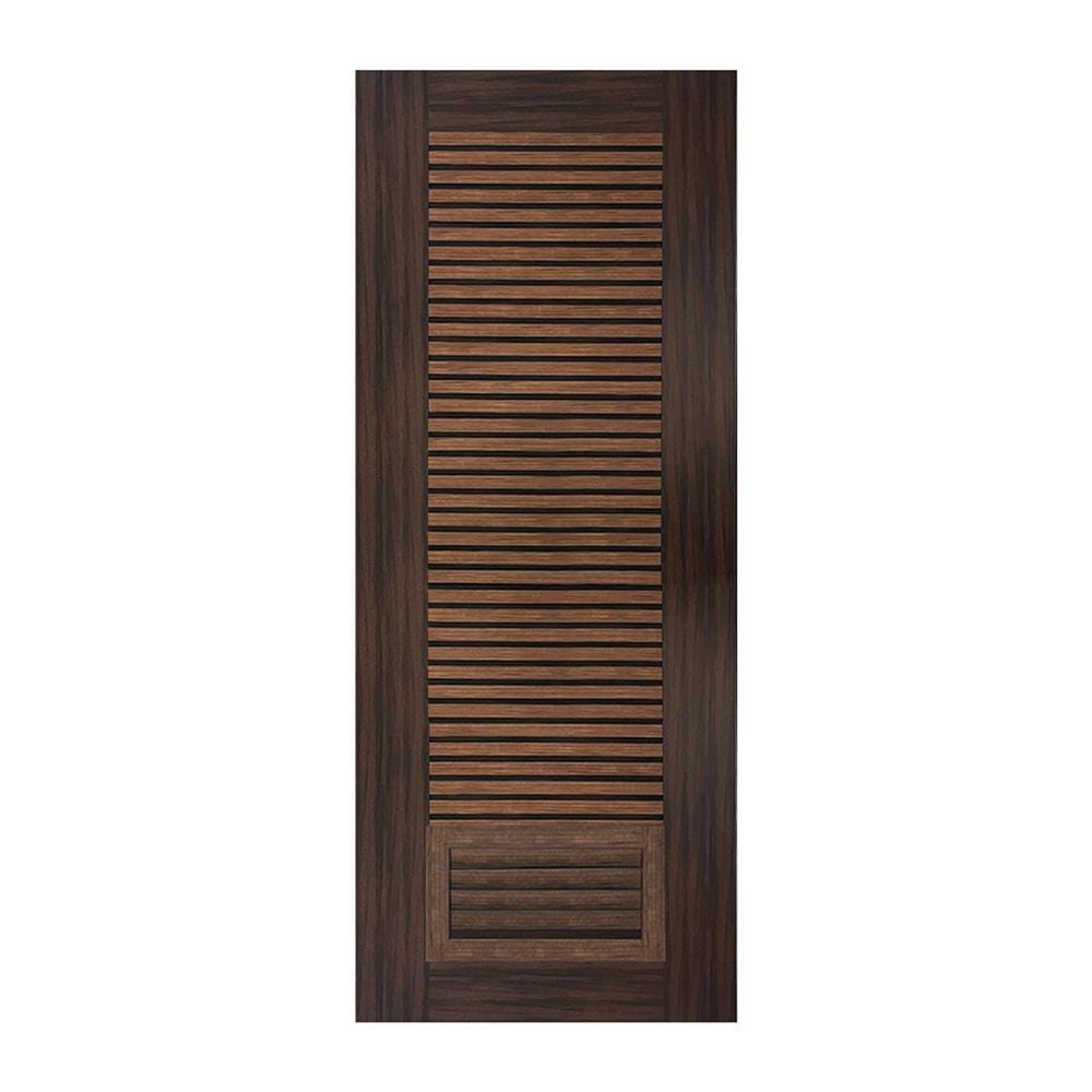 ประตูห้องน้ำโพลีสไตรีน ไม่เจาะลูกบิด LINDEKOR SIMPLE 90x200 ซม. สีโรสวู้ด (เปิดด้านซ้าย เข้าด้านใน)