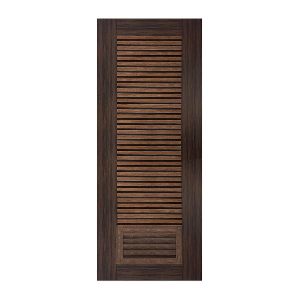 ประตูห้องน้ำโพลีสไตรีน ไม่เจาะลูกบิด LINDEKOR SIMPLE 80x200 ซม. สีโรสวู้ด (เปิดด้านซ้าย เข้าด้านใน)