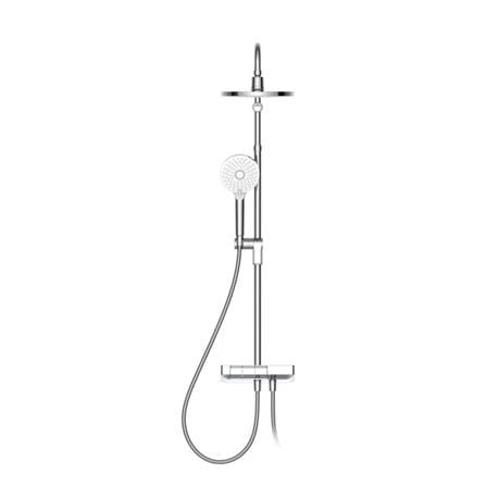ฝักบัว RAIN SHOWER HAFELE 495.60.004 สีโครม_1