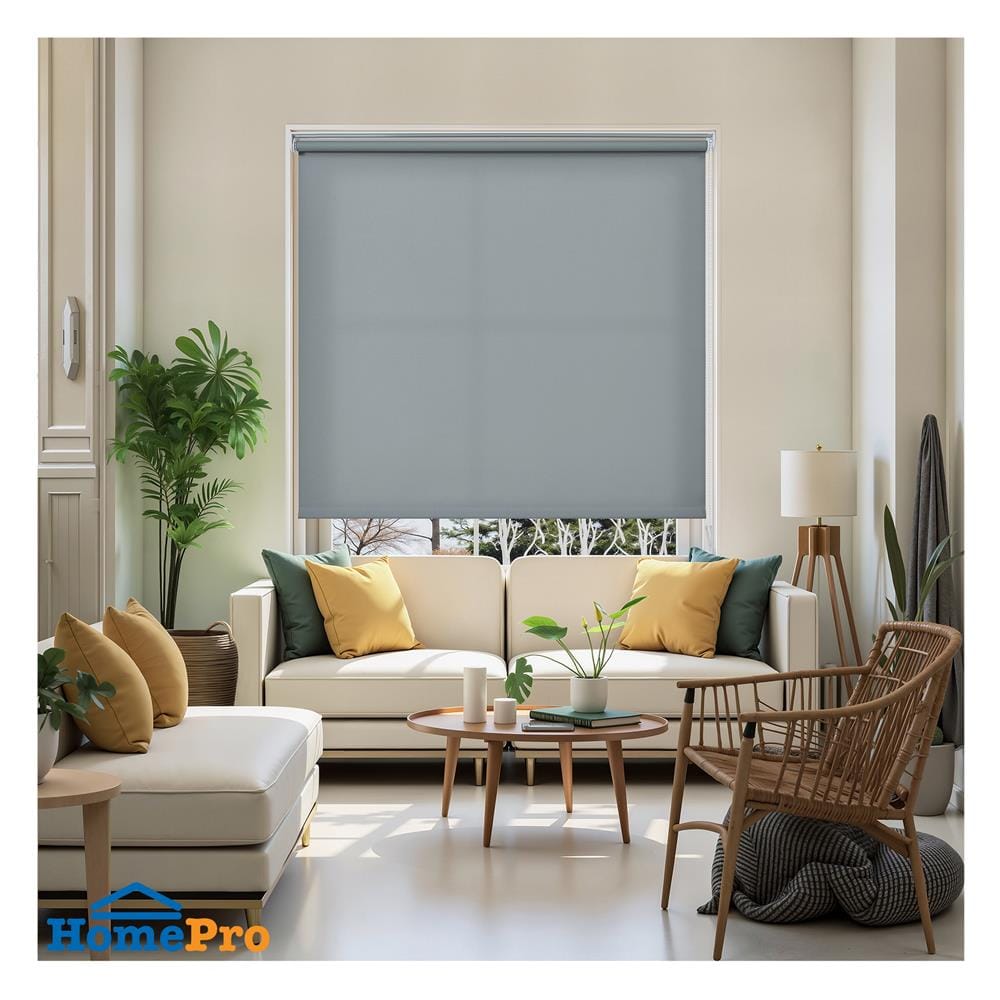 ผ้าม่านม้วน HOME LIVING STYLE TAPE 100x160 ซม. สีเทา