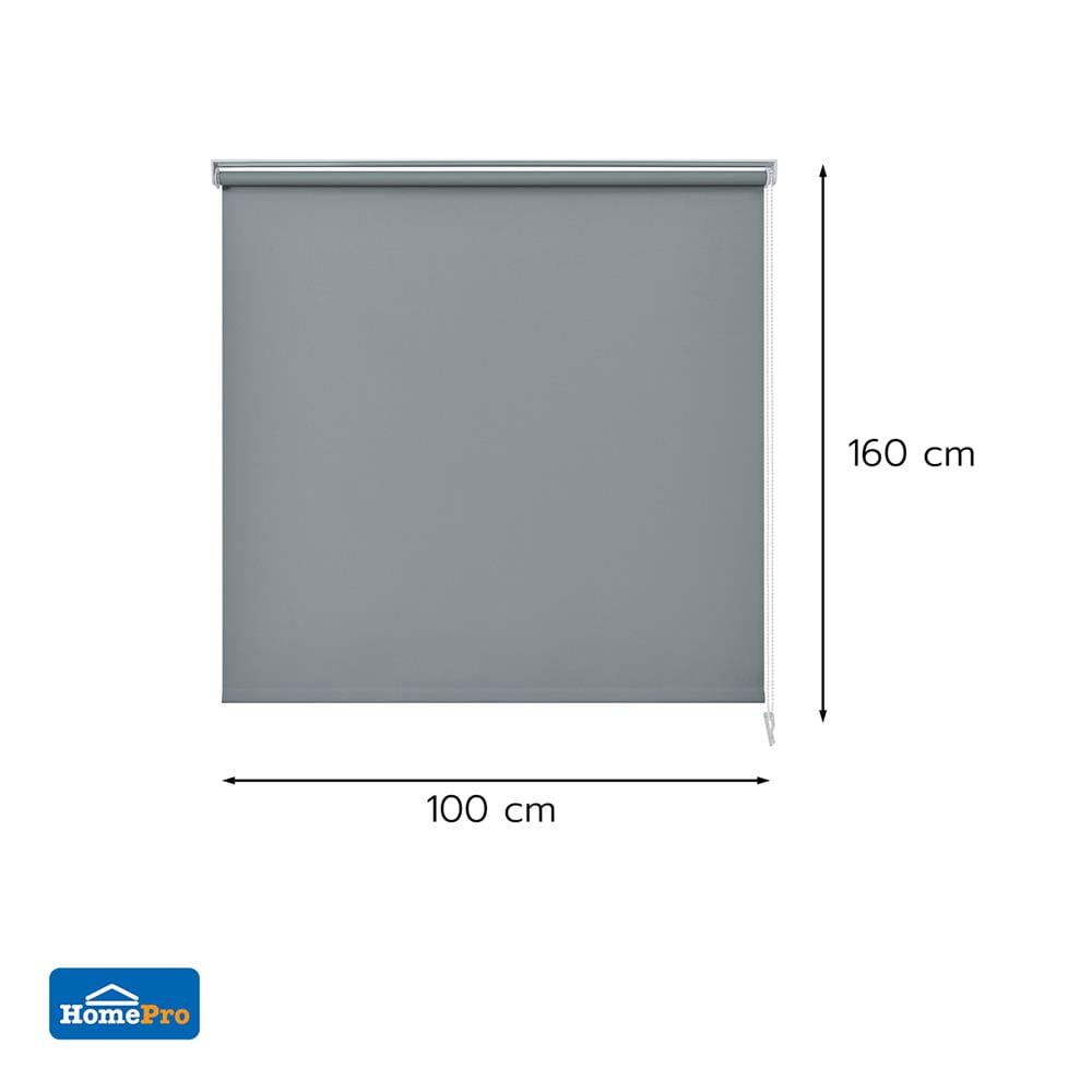 ผ้าม่านม้วน HOME LIVING STYLE TAPE 100x160 ซม. สีเทา