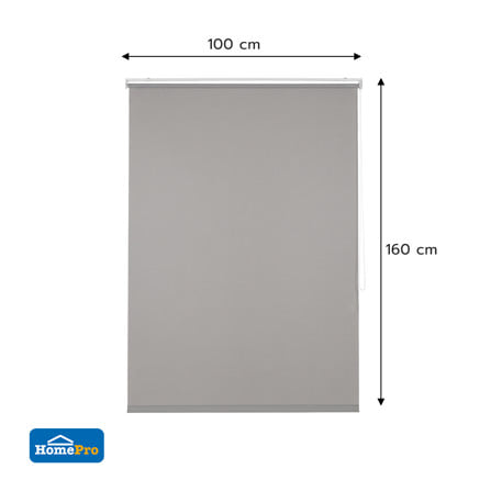 ผ้าม่านม้วน HOME LIVING STYLE TAPE 100x160 ซม. สีเทา_6