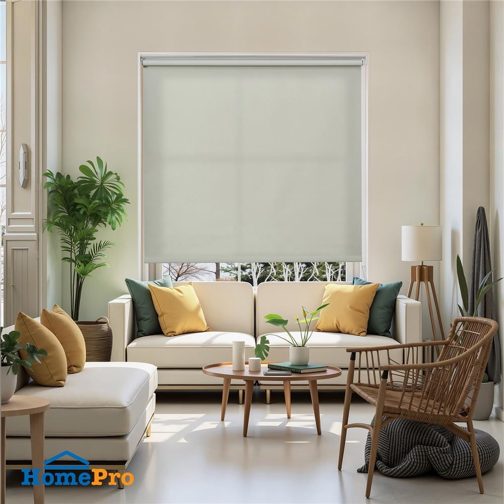 ผ้าม่านม้วน HOME LIVING STYLE TAPE 100x160 ซม. สีครีม