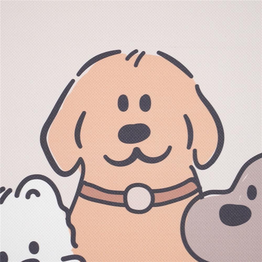 พรมพียู HOME LIVING STYLE LOVE DOG 45x70 ซม. สีครีม