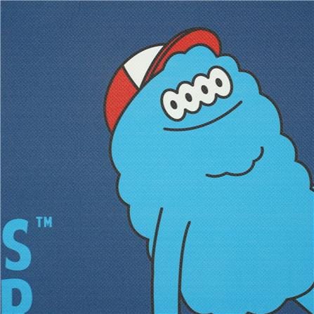 พรมพียู SNAZZ MONSTER 45x70 ซม. สีน้ำเงิน_1