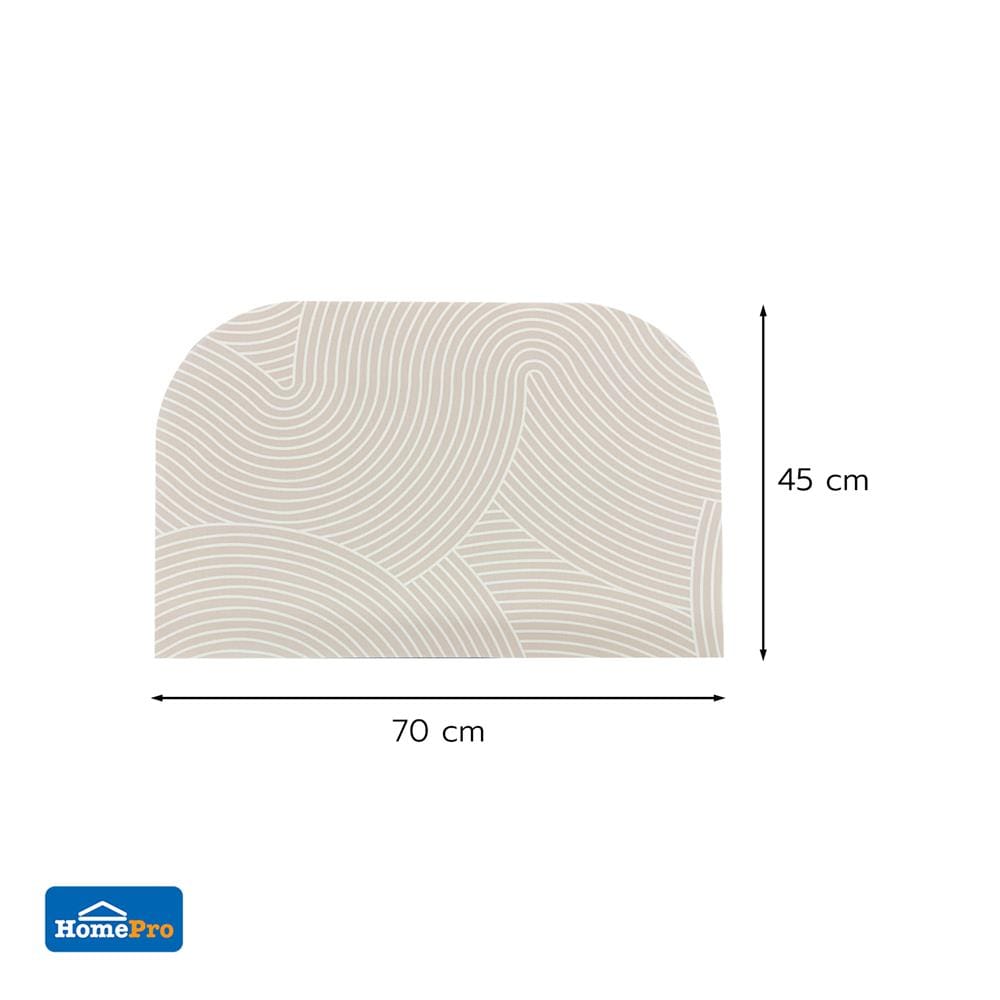 พรมพียู HOME LIVING STYLE LOOP 45x70 ซม. สีครีม