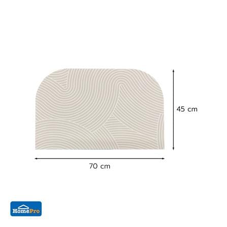 พรมพียู HOME LIVING STYLE LOOP 45x70 ซม. สีครีม_7
