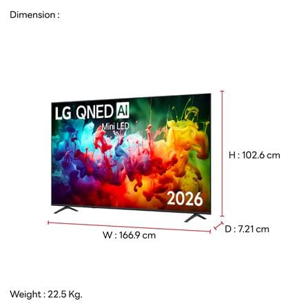 ทีวีคิวเอ็นอีดี 75 นิ้ว LG (4K, QNED, WEB OS) 75QNED70BSA 2026_11