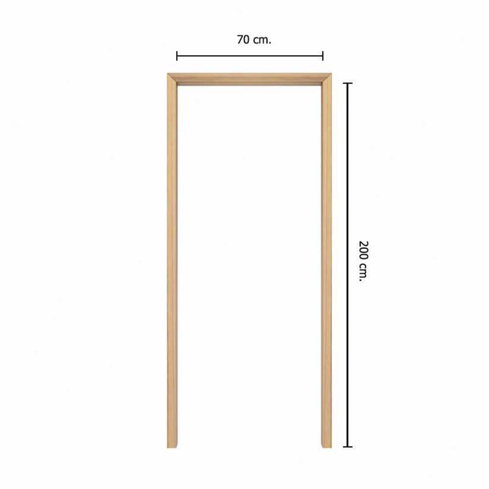 วงกบประตู UPVC PARAZZO 70x200 ซม. สีเนเชอรัล แอชวูด