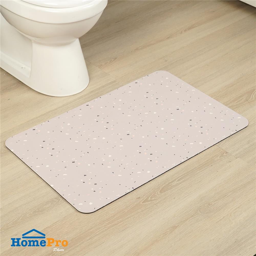 พรมพียู HOME LIVING STYLE TERRAZ 45x70 ซม. สีเทา