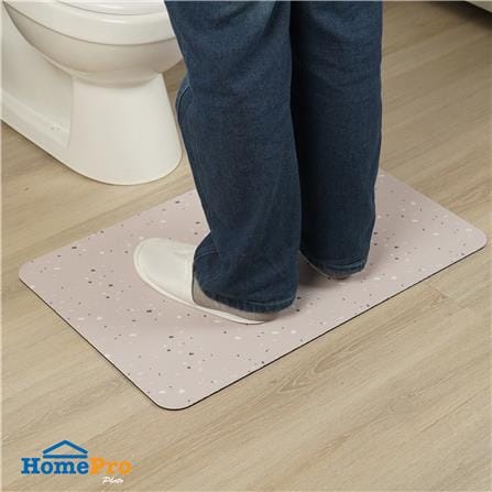 พรมพียู HOME LIVING STYLE TERRAZ 45x70 ซม. สีเทา_5