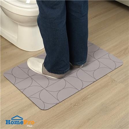 พรมพียู HOME LIVING STYLE MODU 45x70 ซม. สีเทา_5