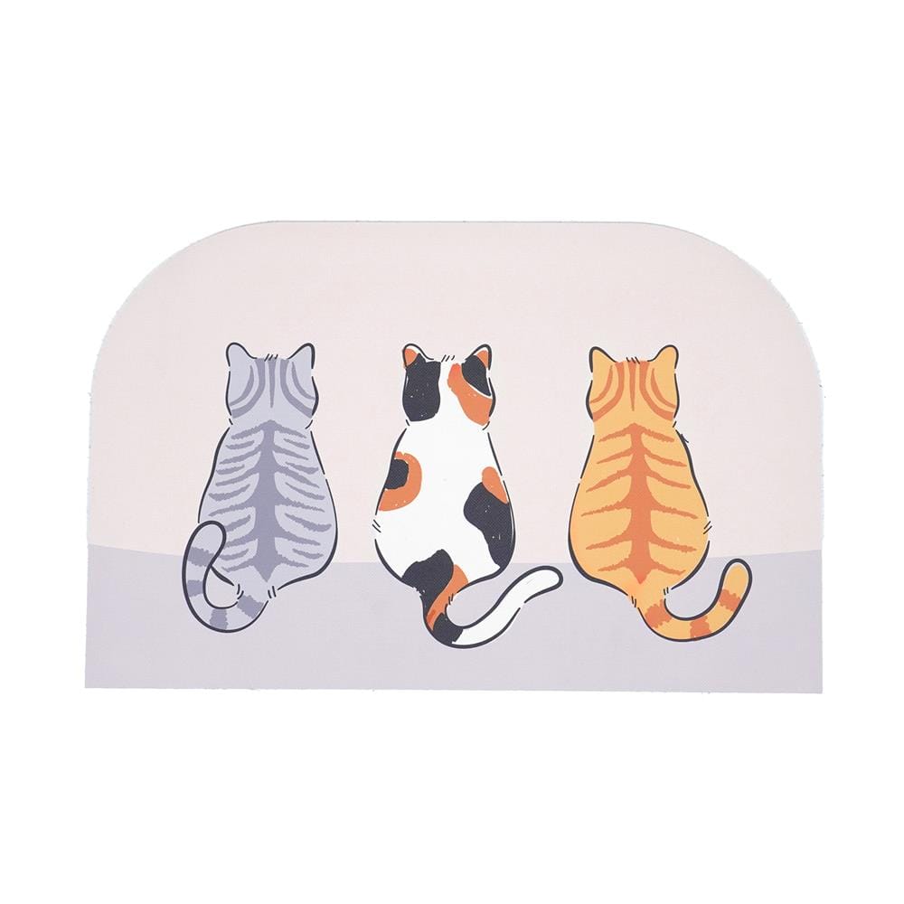 พรมพียู HOME LIVING STYLE TRIO 45x70 ซม. สีครีม