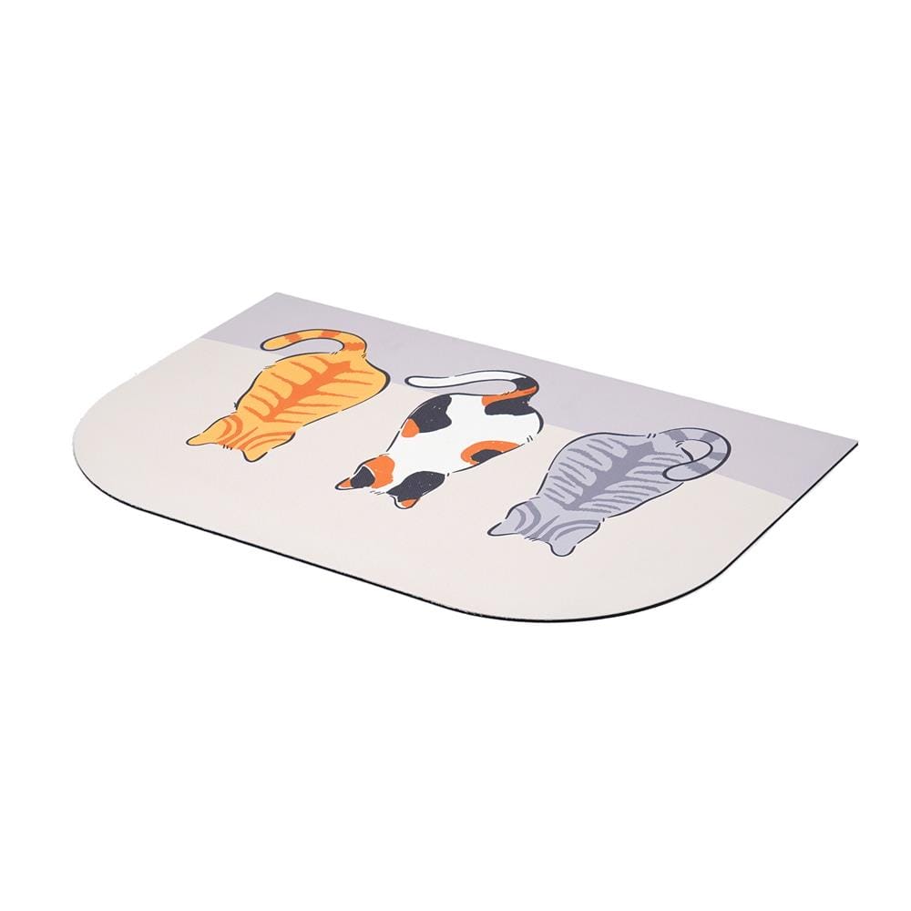 พรมพียู HOME LIVING STYLE TRIO 45x70 ซม. สีครีม