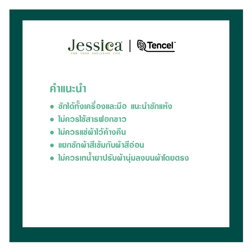 ชุดผ้าปูที่นอน 6 ฟุต (ชุด 6 ชิ้น) JESSICA TENCEL 20209-T864