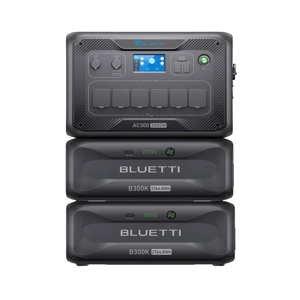 POWER BOX BLUETTI AC300+B300K 3000 วัตต์ สีดำ