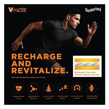 ที่นอนพ็อกเก็ตสปริง 3.5 ฟุต SLUMBERLAND VITALIZE ACTIVE_8