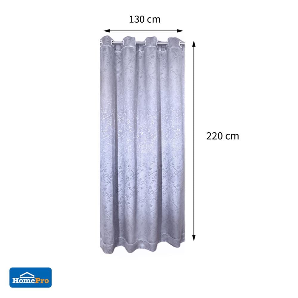 ผ้าม่าน EYELET HOME LIVING STYLE XYLIA UV 130x220 ซม. สีเทา