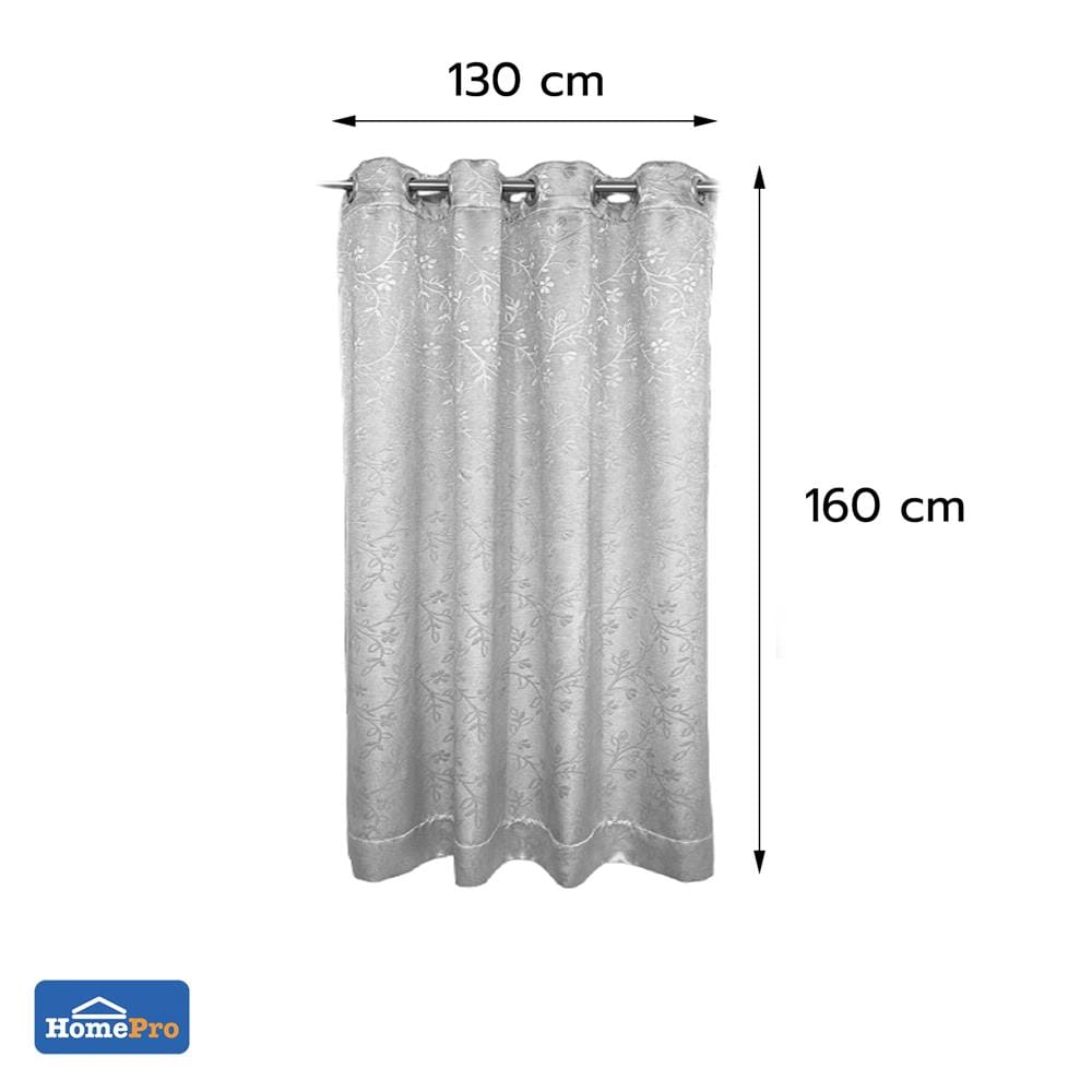 ผ้าม่าน EYELET HOME LIVING STYLE XYLIA UV 130x160 ซม. สีเงิน