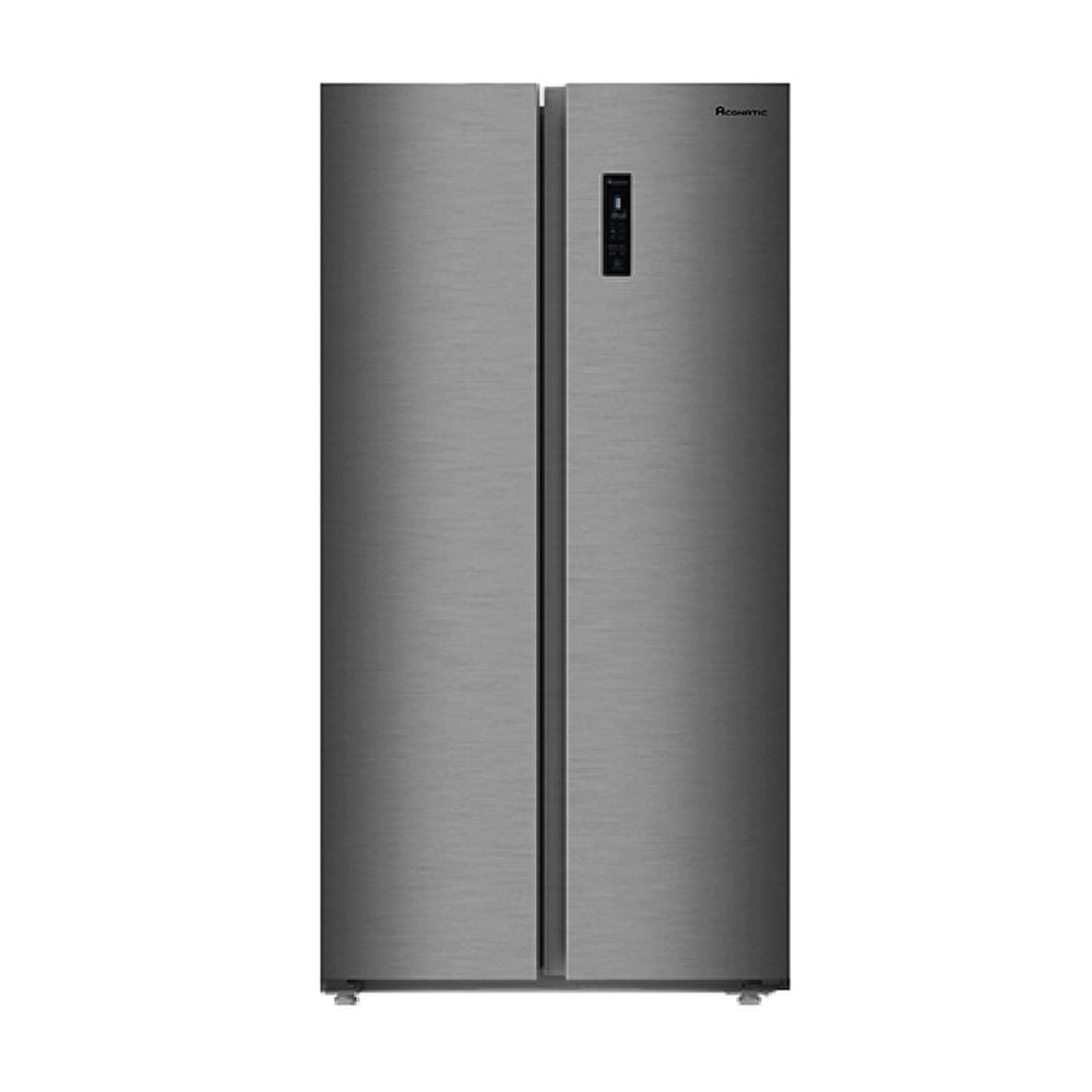 ตู้เย็น SIDE BY SIDE ACONATIC AN-FR4000S 14.1 คิว สีเทา