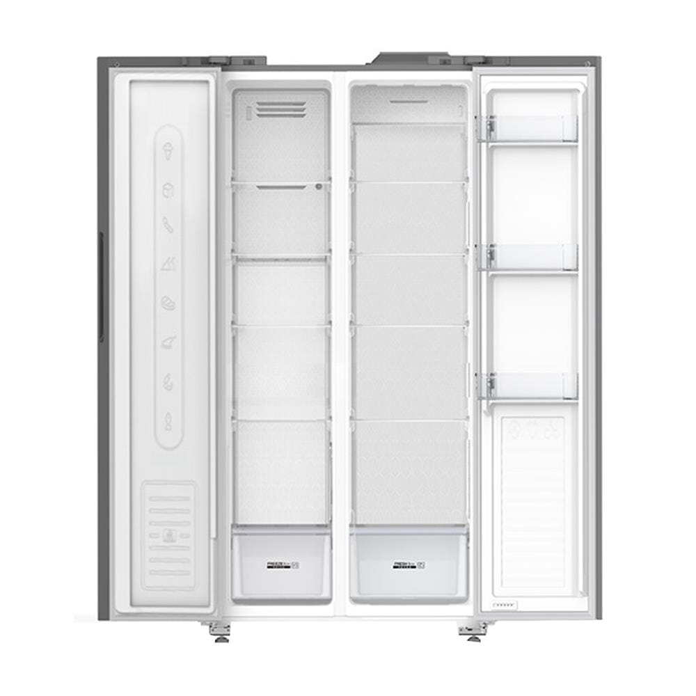ตู้เย็น SIDE BY SIDE ACONATIC AN-FR4000S 14.1 คิว สีเทา