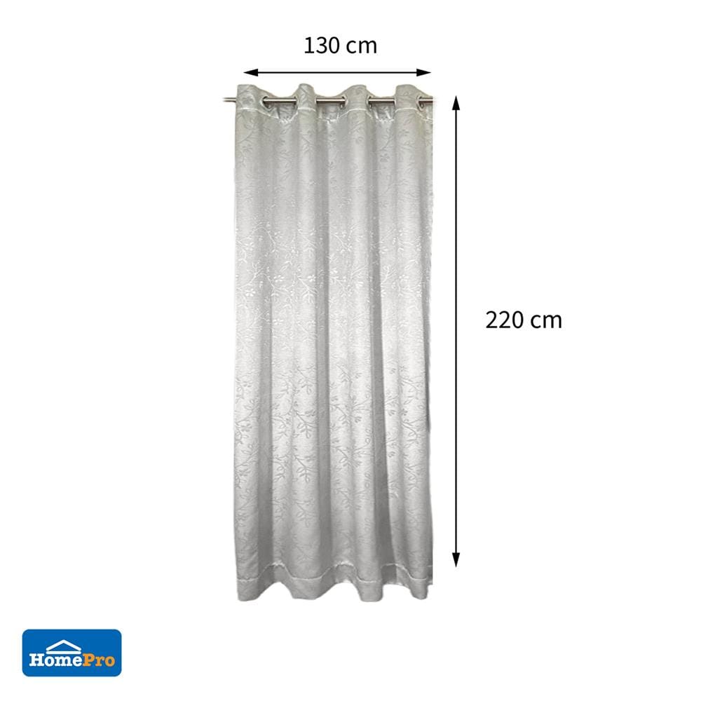 ผ้าม่าน EYELET HOME LIVING STYLE XYLIA UV 130x220 ซม. สีเงิน