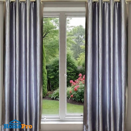 ผ้าม่าน EYELET HOME LIVING STYLE ZOE UV 130x220 ซม. สีเทา_3